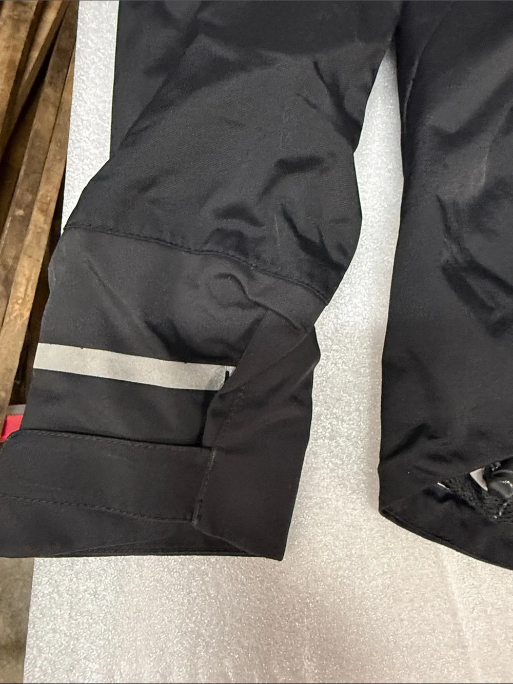 Helly Hansen Black Ski Jacket with Pink and White Accents